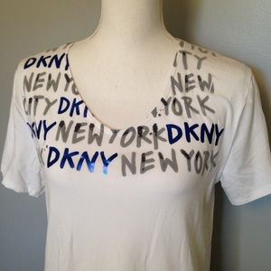 NWT DKNY City Bloom Graphic Tee